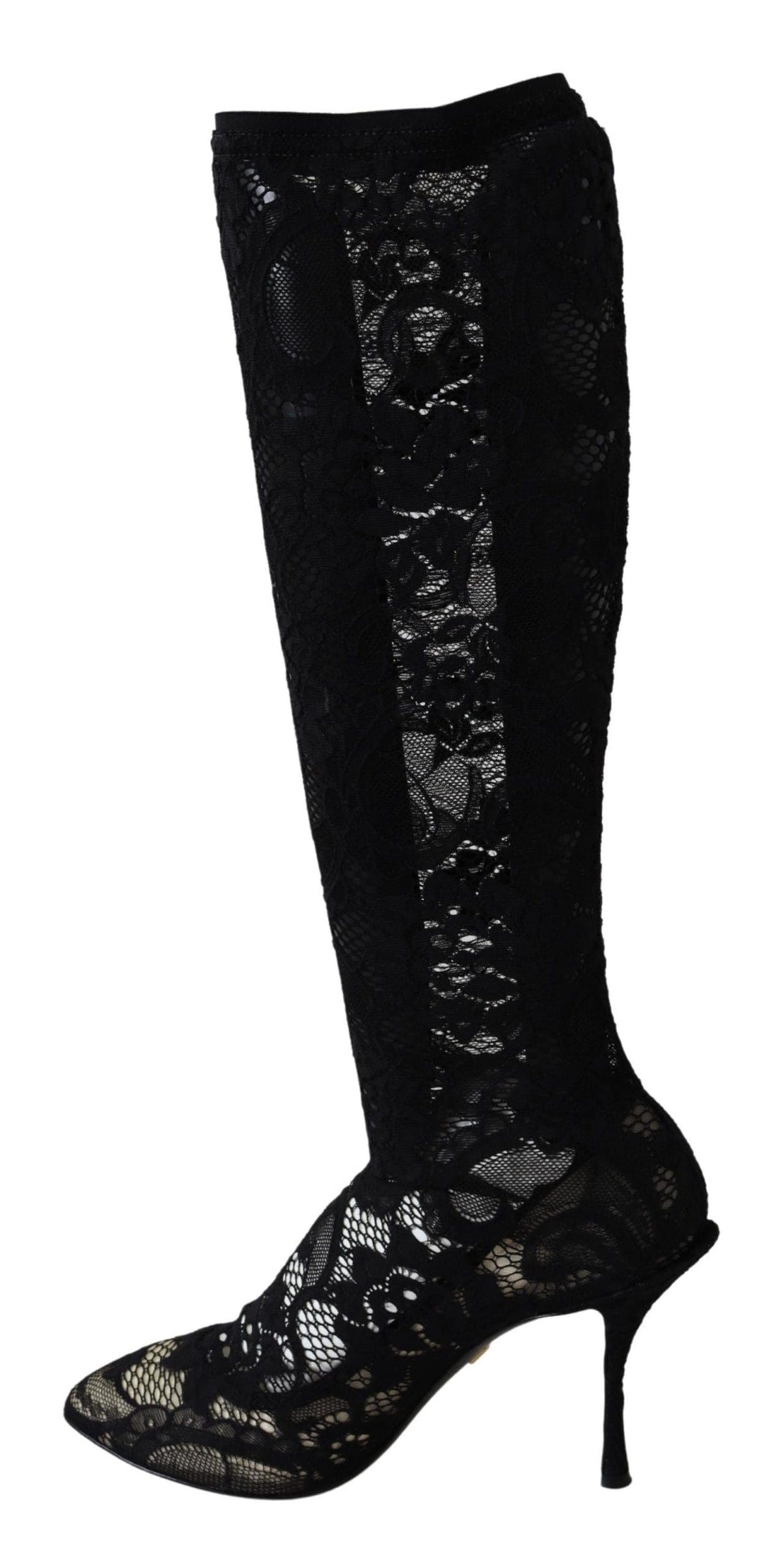 Escarpins chaussettes extensibles noirs élégants Dolce &amp; Gabbana