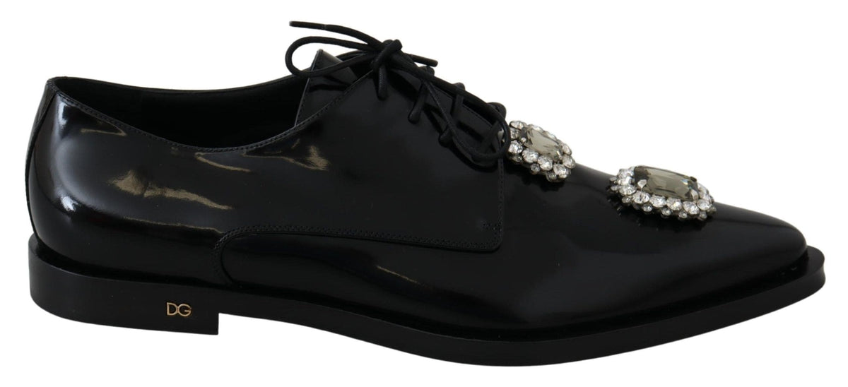 Chaussures Derby ornées de cristaux Dolce &amp; Gabbana