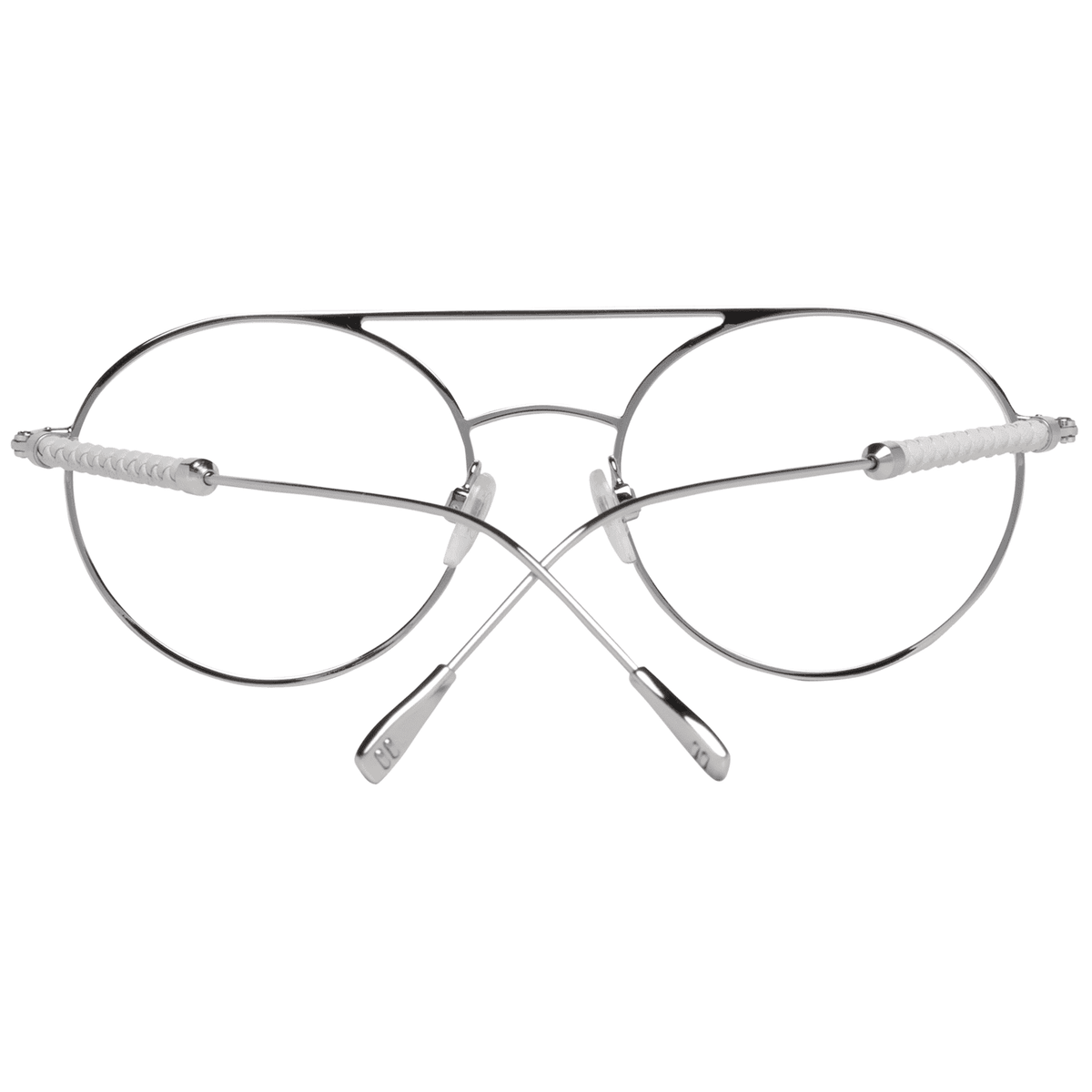 Tod's White Metal & Leather Glasses (Frames)