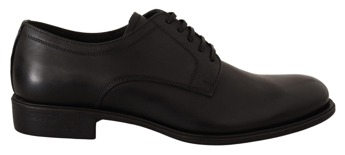 Chaussures habillées Derby noires élégantes Dolce &amp; Gabbana