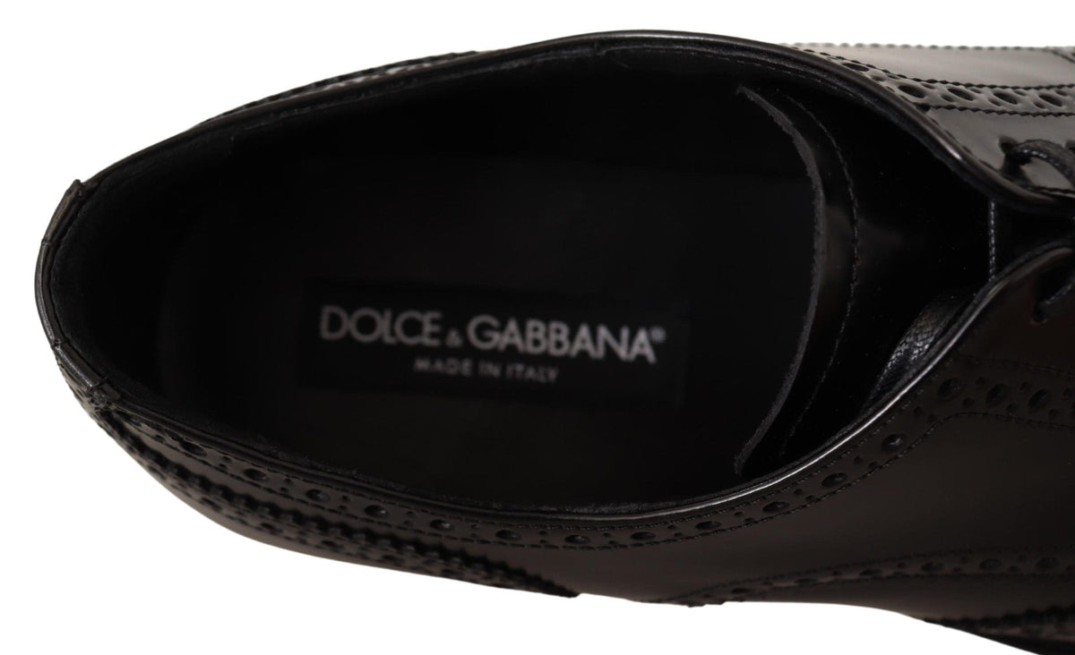 Zapatos Derby Oxford elegantes con punta de ala de Dolce &amp; Gabbana