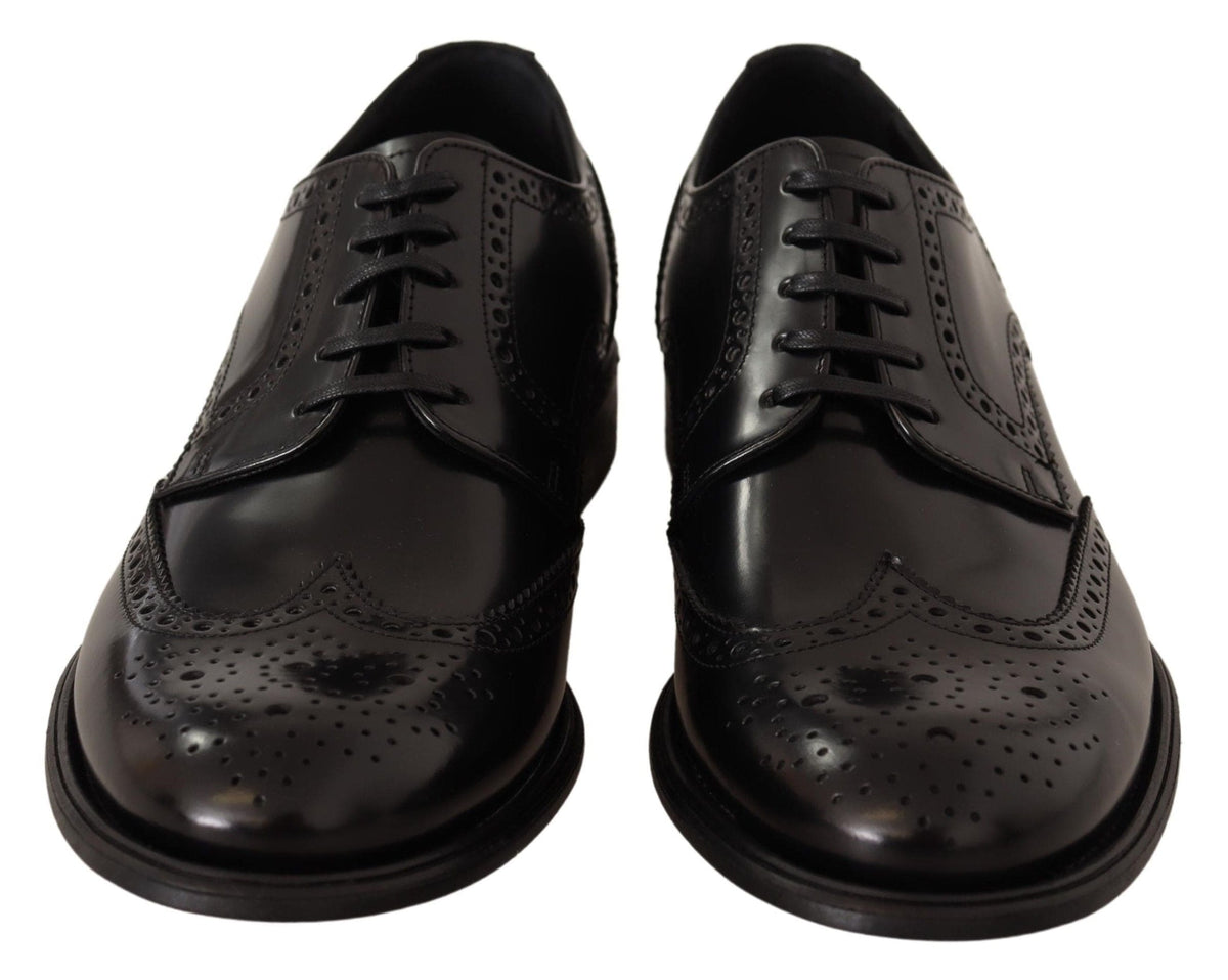 Zapatos Derby Oxford elegantes con punta de ala de Dolce &amp; Gabbana