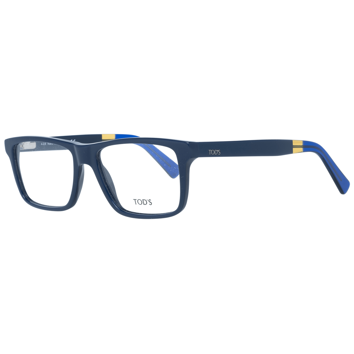 Lunettes de soleil rectangulaires bleues chics Tod's pour homme