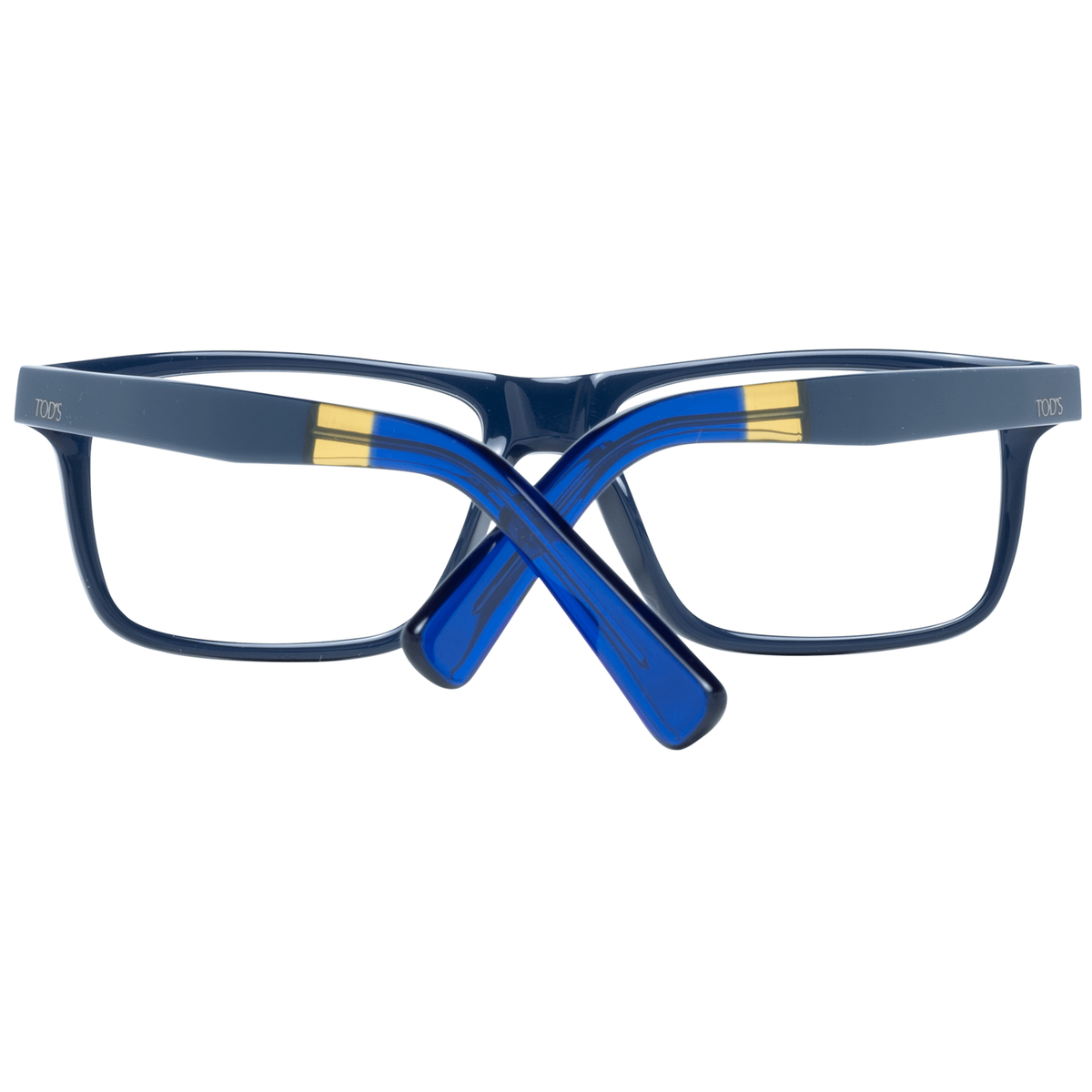 Lunettes de soleil rectangulaires bleues chics Tod's pour homme