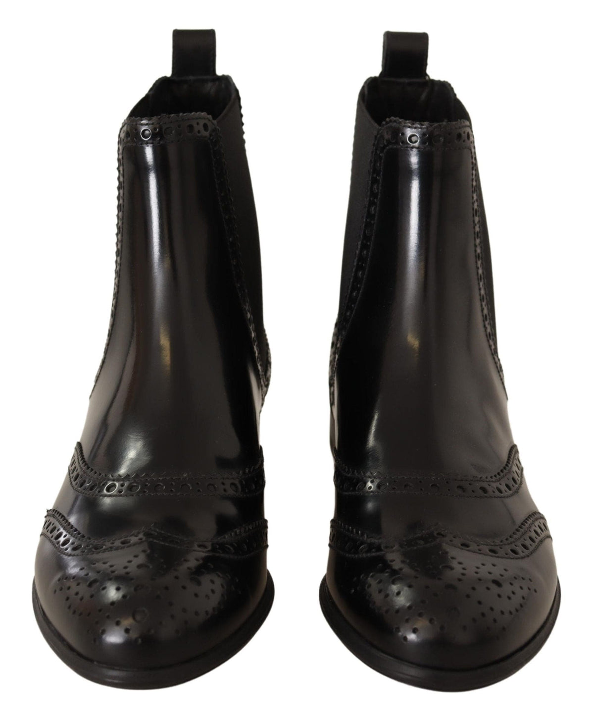 Bottines Oxford noires élégantes à bout golf Dolce &amp; Gabbana