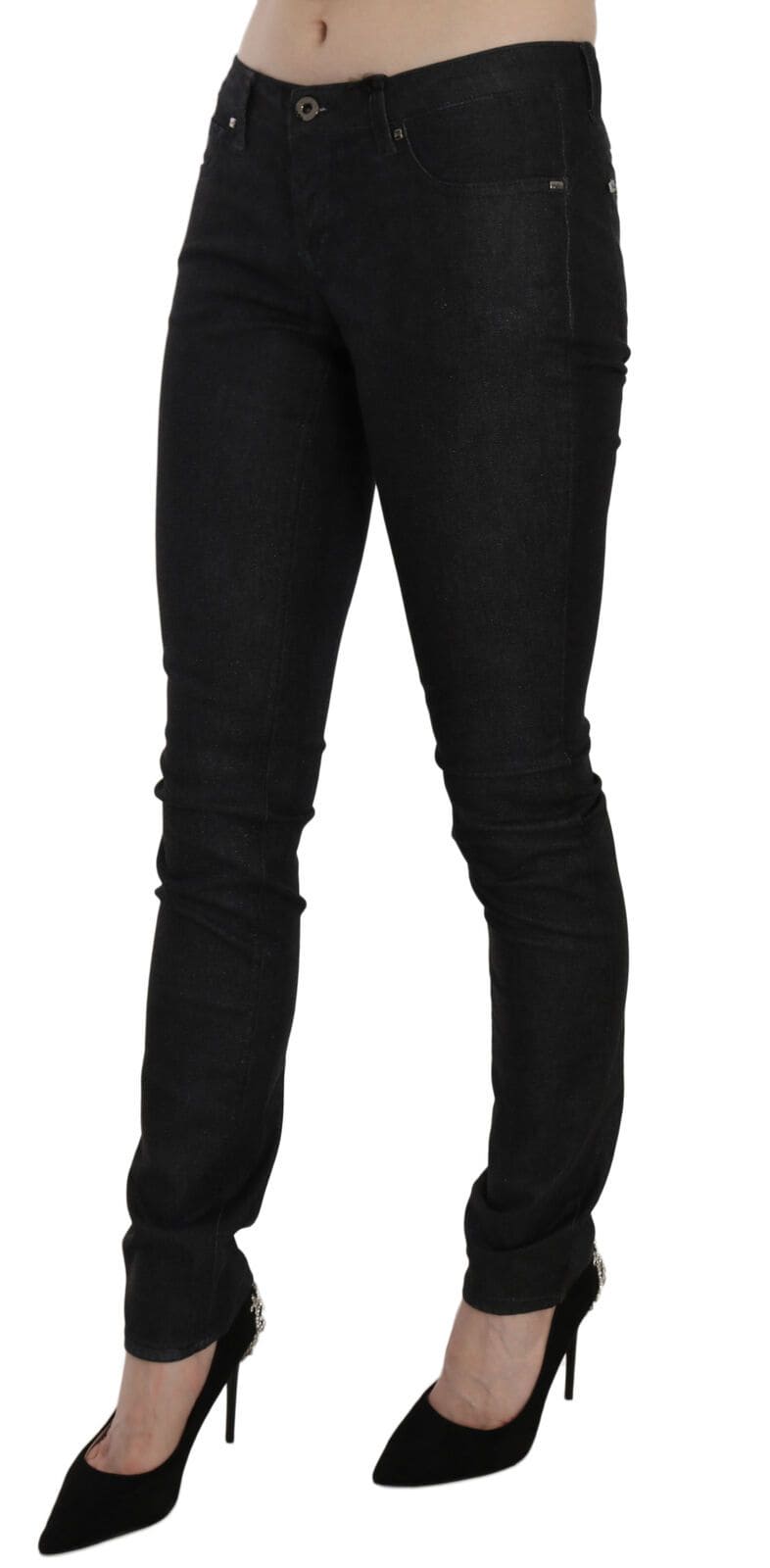 Costume National Chic Taille Basse Slim Fit Skinny Denim