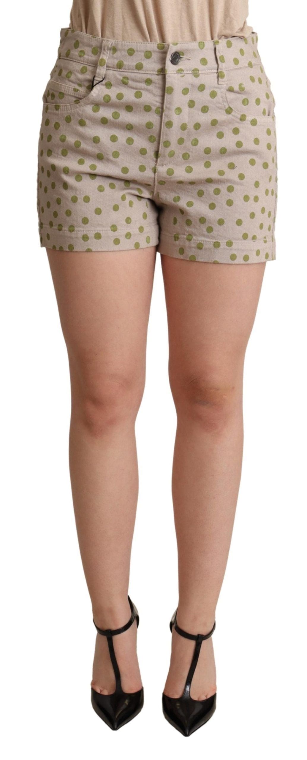 Short en coton stretch à pois chic Dolce &amp; Gabbana