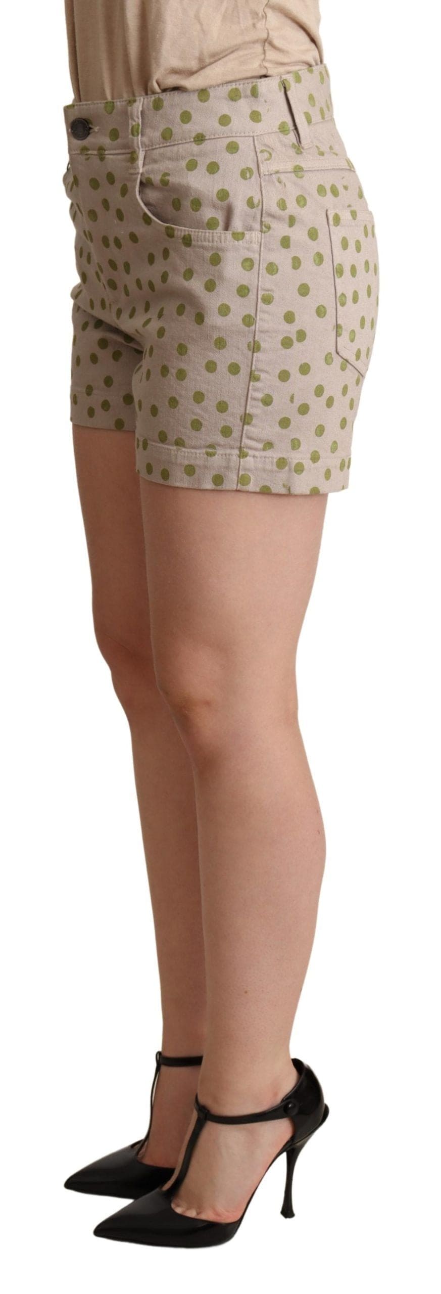 Short en coton stretch à pois chic Dolce &amp; Gabbana