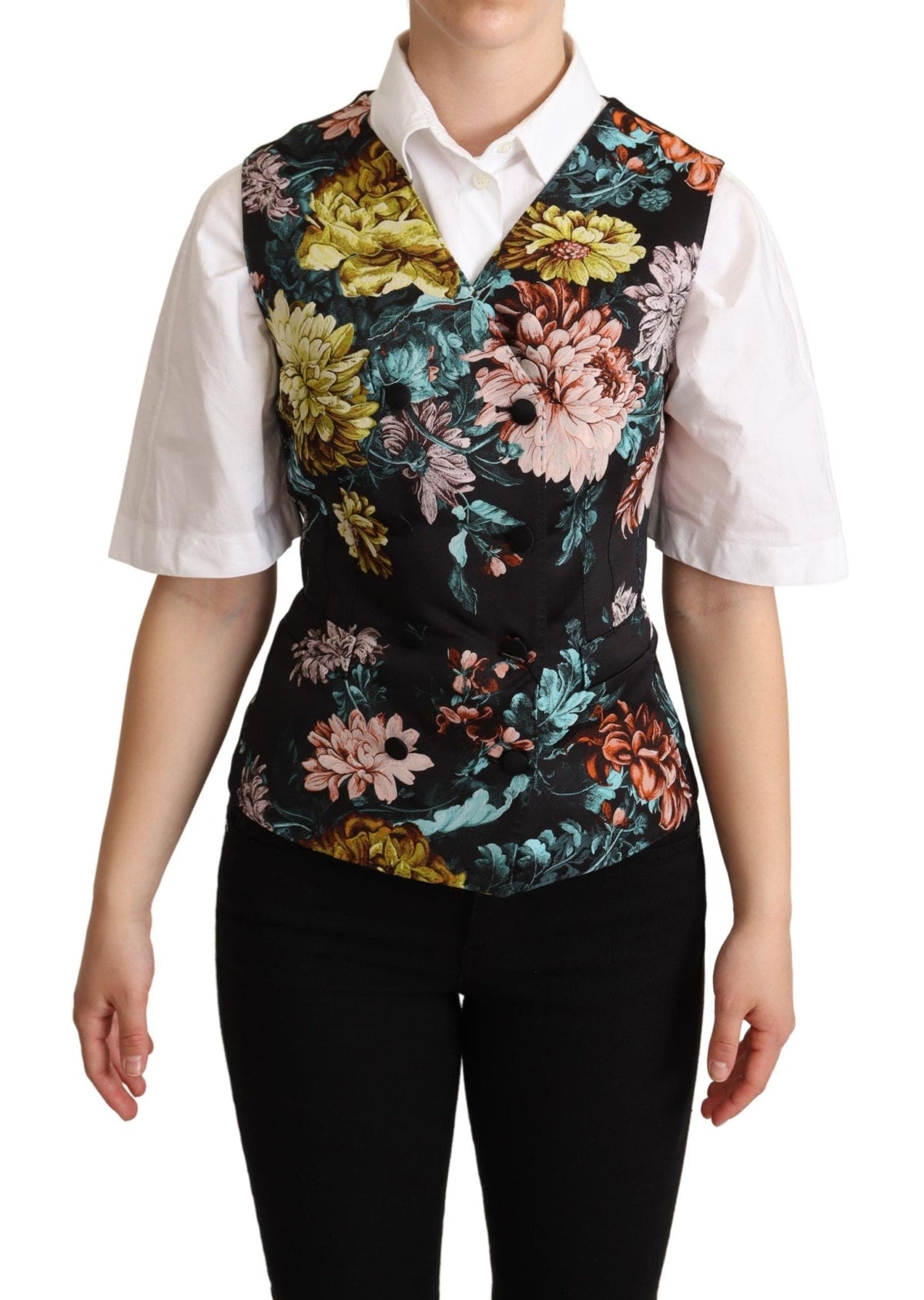 Gilet en jacquard fleuri exquis de Dolce &amp; Gabbana