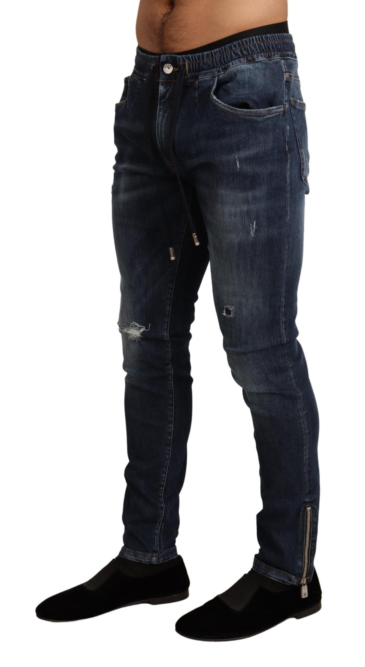 Jean skinny bleu foncé élégant Dolce &amp; Gabbana