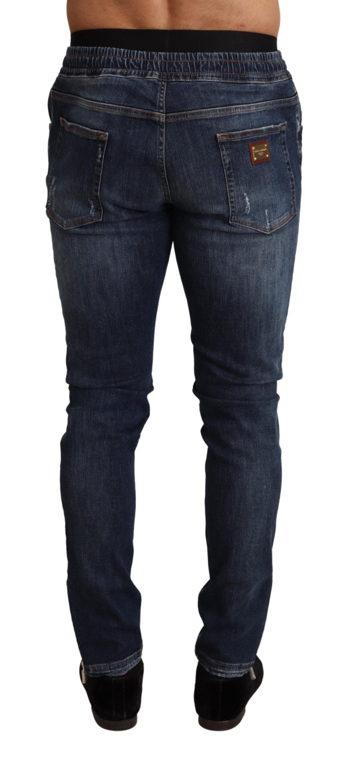 Jean skinny bleu foncé élégant Dolce &amp; Gabbana