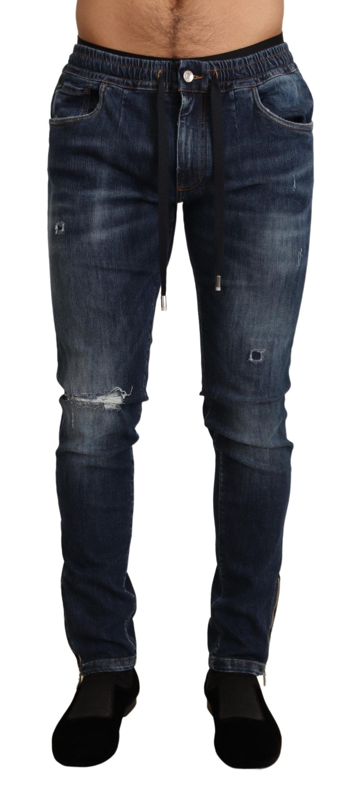 Jean skinny bleu foncé élégant Dolce &amp; Gabbana