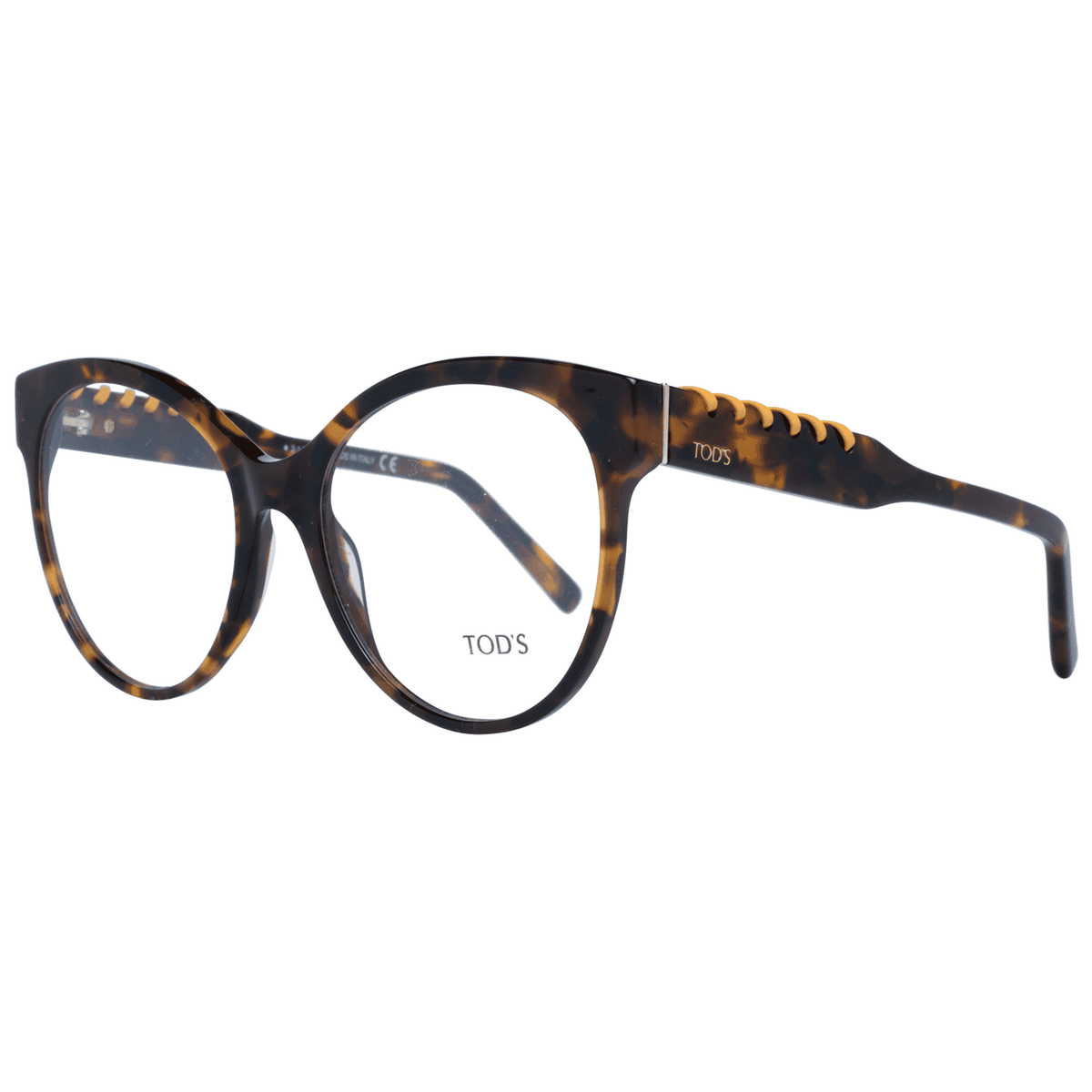 Lunettes de soleil rondes à monture complète pour femme Tod's Chic Brown