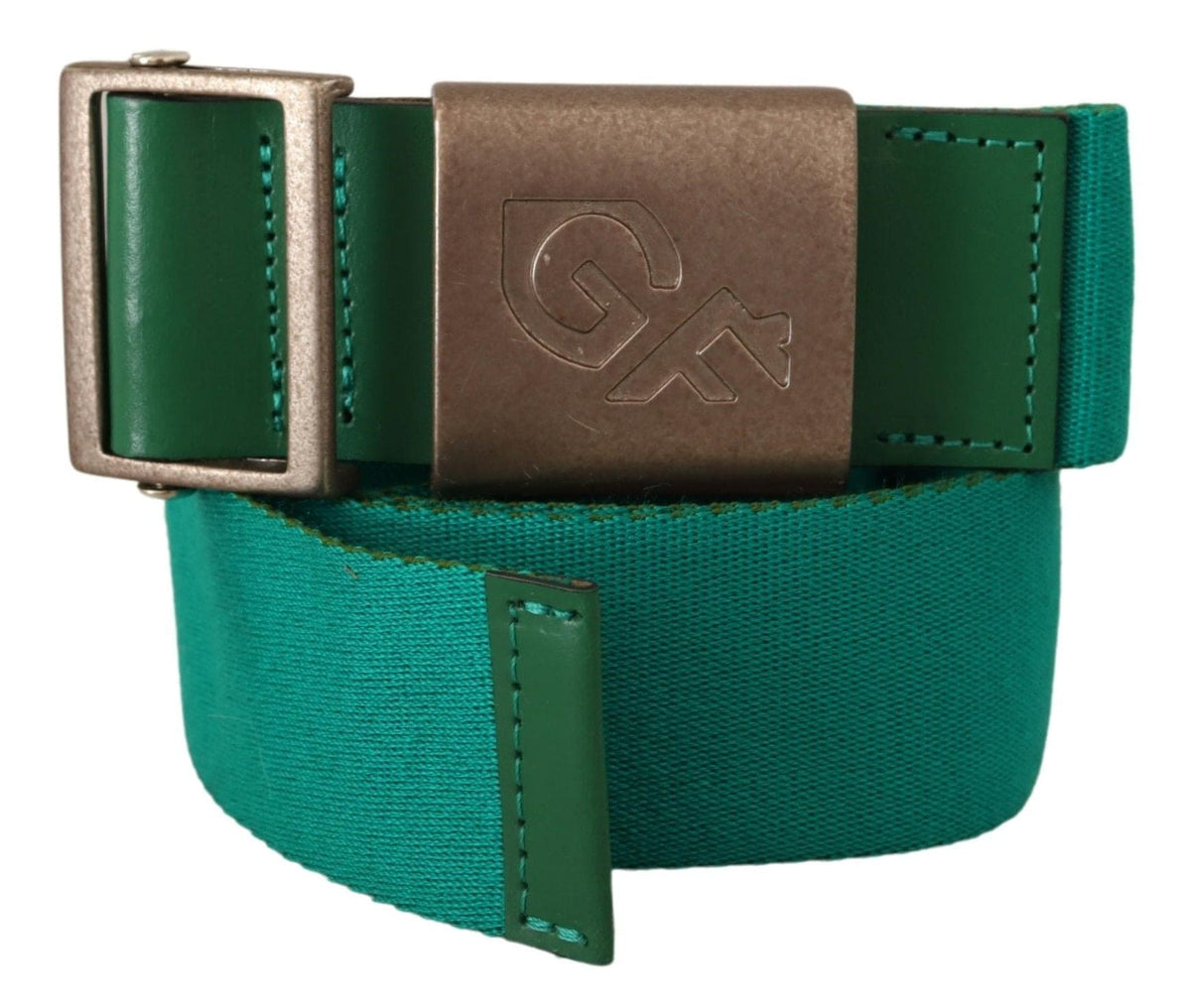 Ceinture ajustable en coton vert élégant de GF Ferre