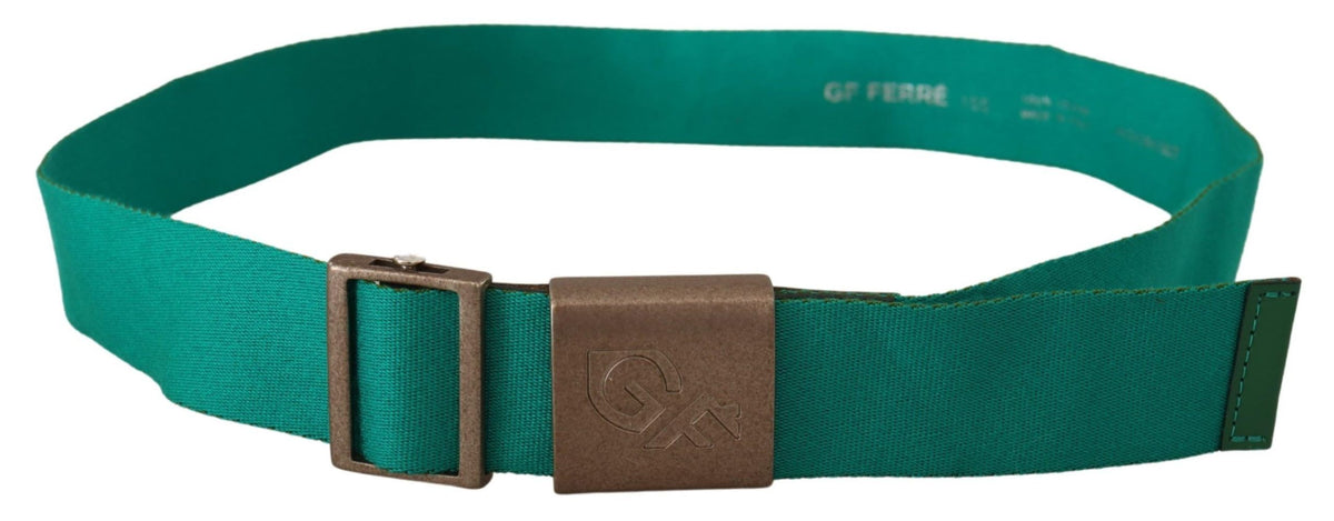 Ceinture ajustable en coton vert élégant de GF Ferre