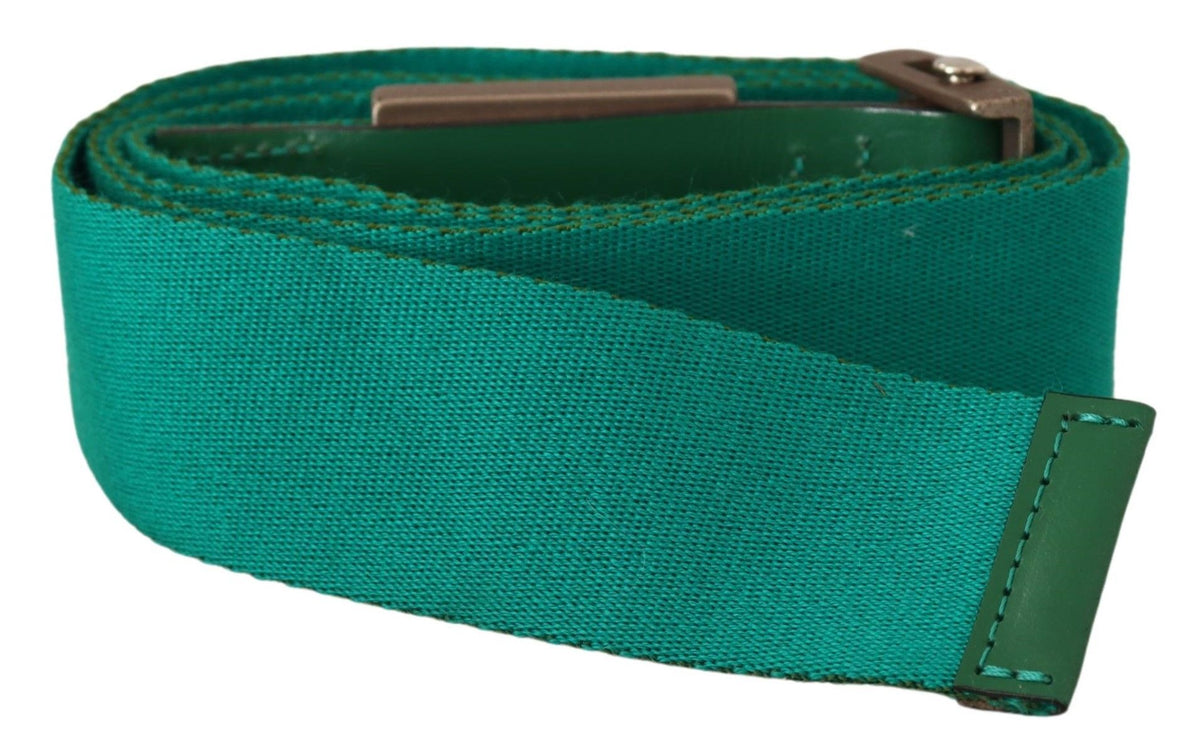 Ceinture ajustable en coton vert élégant de GF Ferre