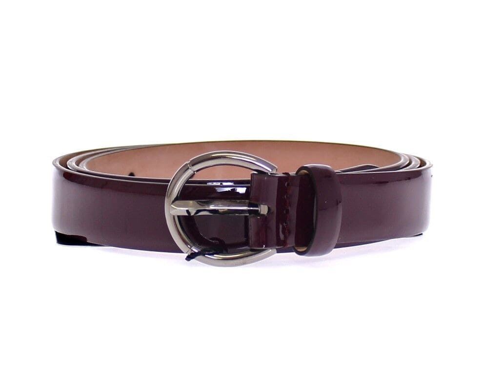 Ceinture élégante en cuir violet Dolce &amp; Gabbana - L'élégance italienne