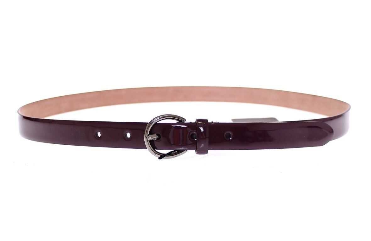 Ceinture élégante en cuir violet Dolce &amp; Gabbana - L'élégance italienne