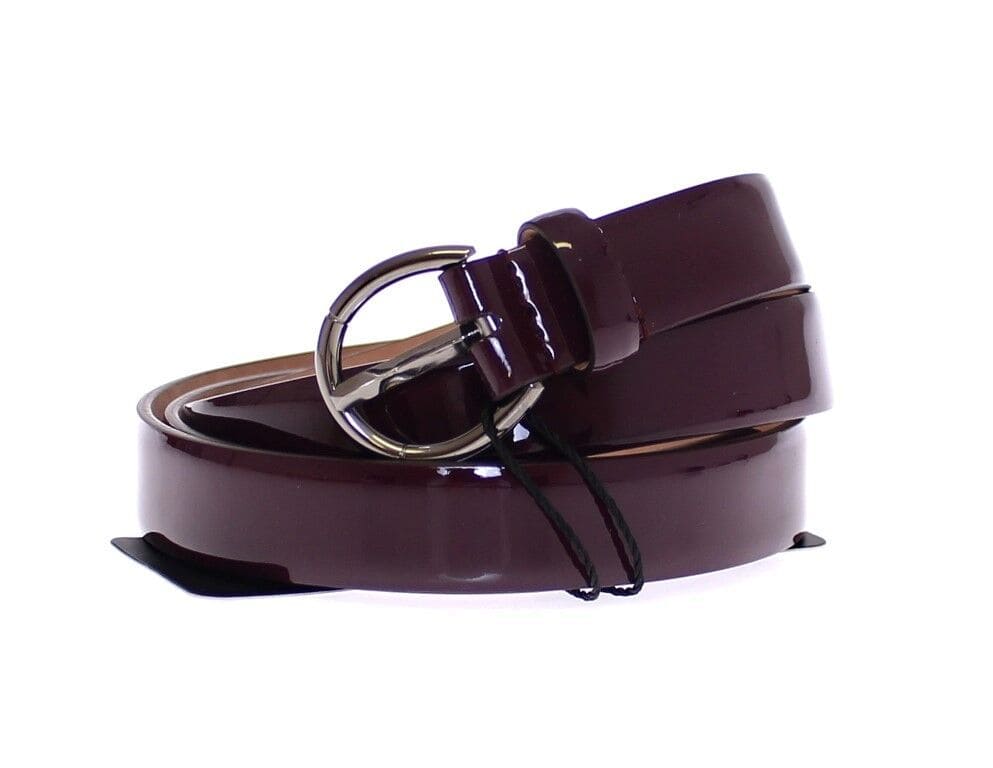 Ceinture élégante en cuir violet Dolce &amp; Gabbana - L'élégance italienne