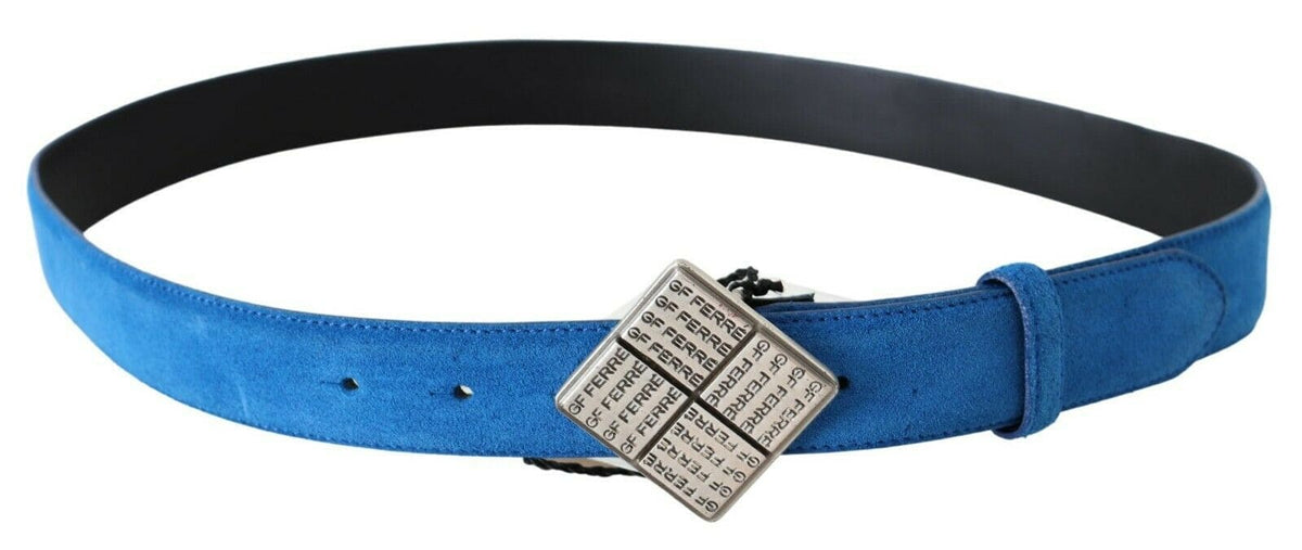 Ceinture élégante en cuir bleu roi GF Ferre