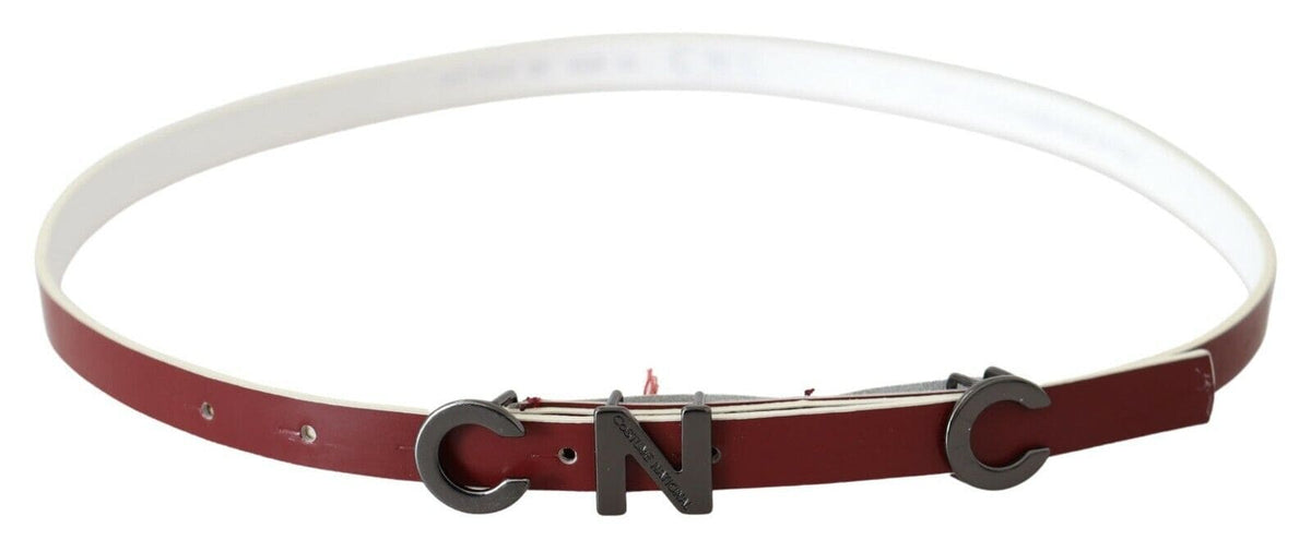 Ceinture en cuir marron chic de style national pour costume