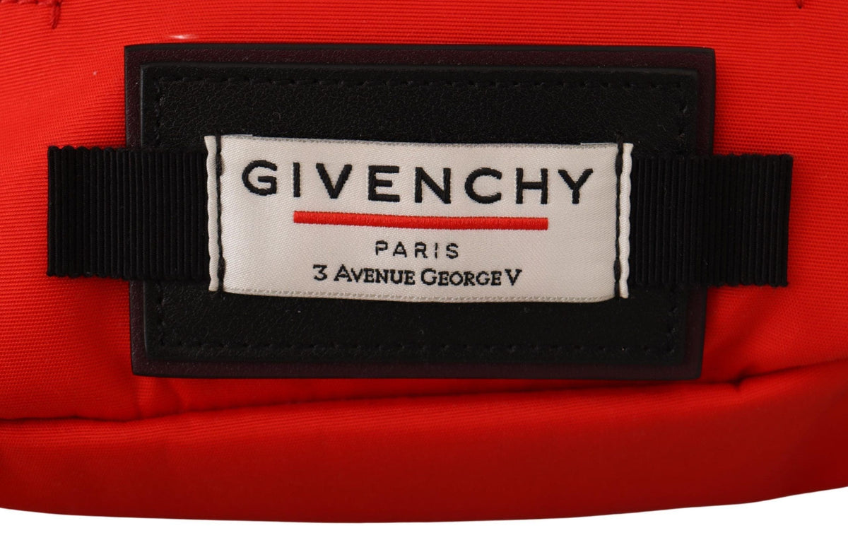 Riñonera grande elegante de Givenchy en rojo y negro