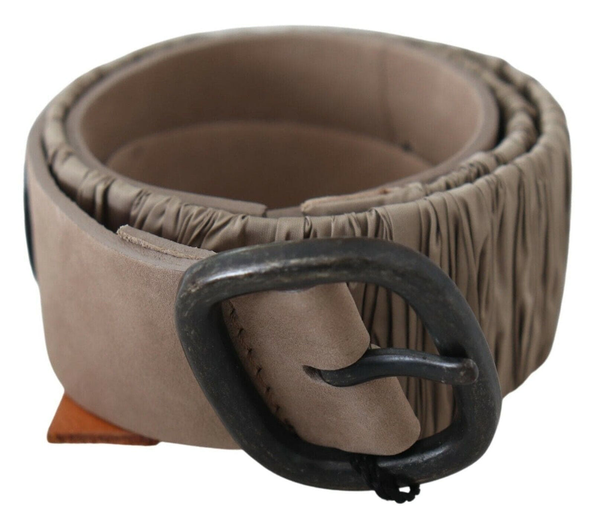 Ceinture élégante en cuir marron GF Ferre