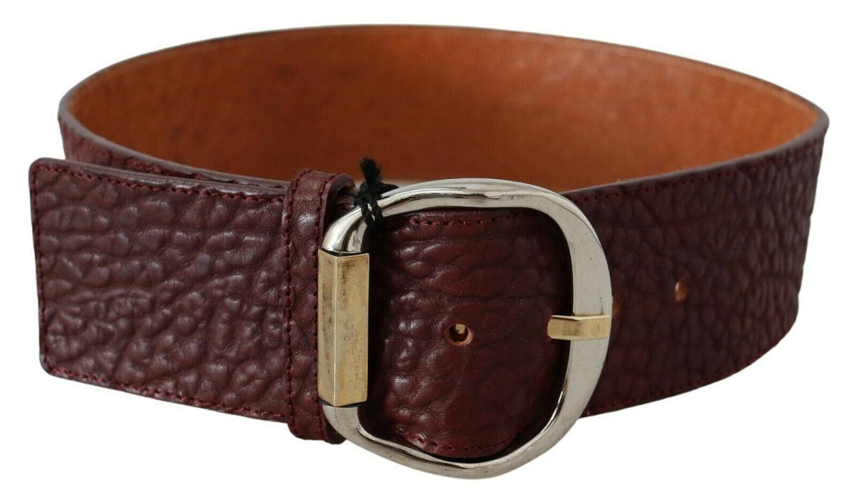 Ceinture élégante en cuir marron GF Ferre