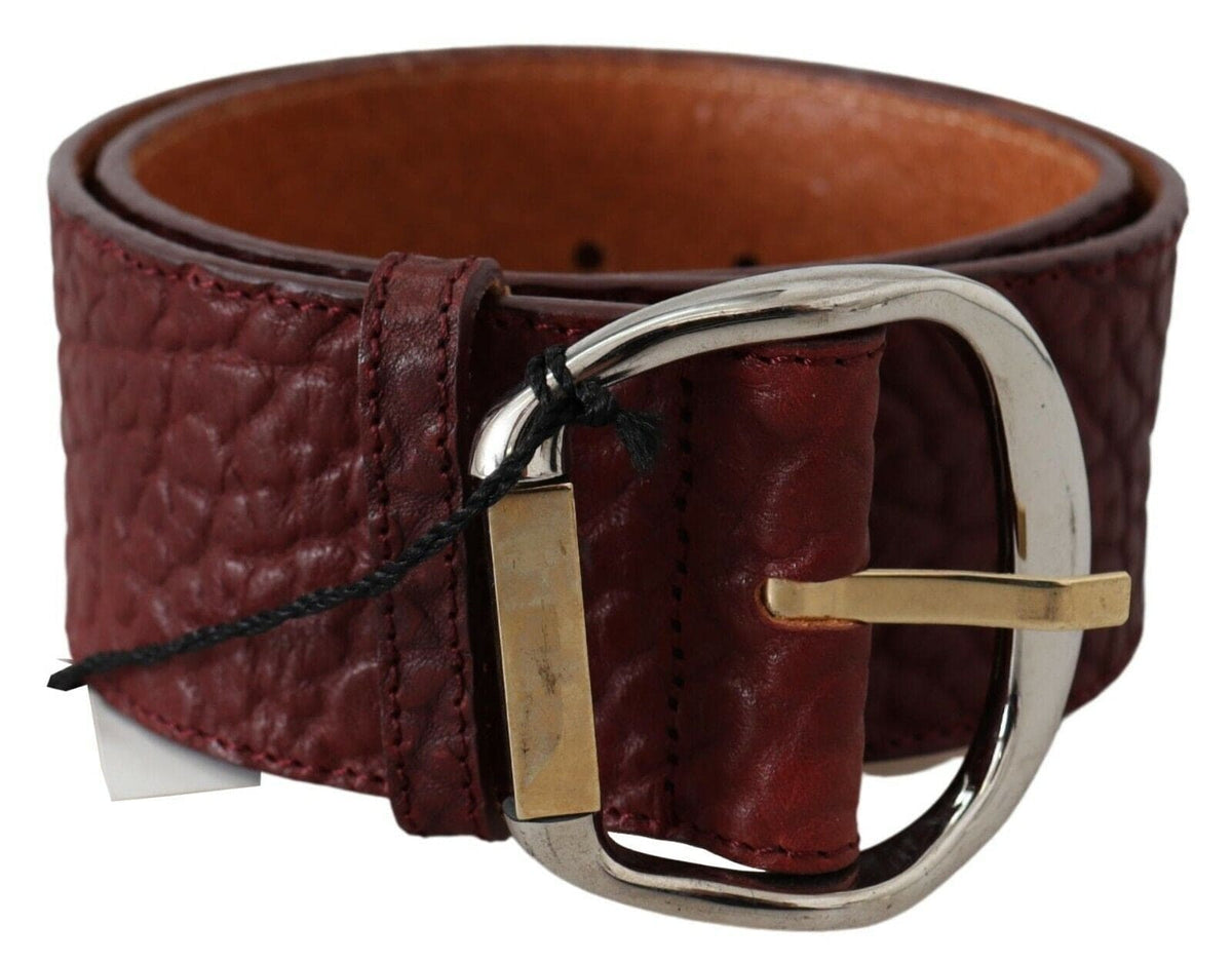 Ceinture élégante en cuir marron GF Ferre