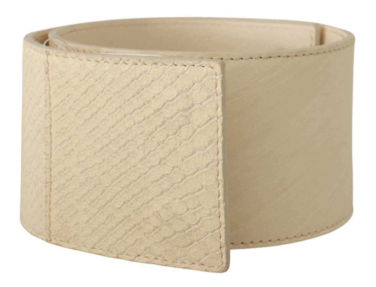 Ceinture élégante à la mode blanc cassé de GF Ferre