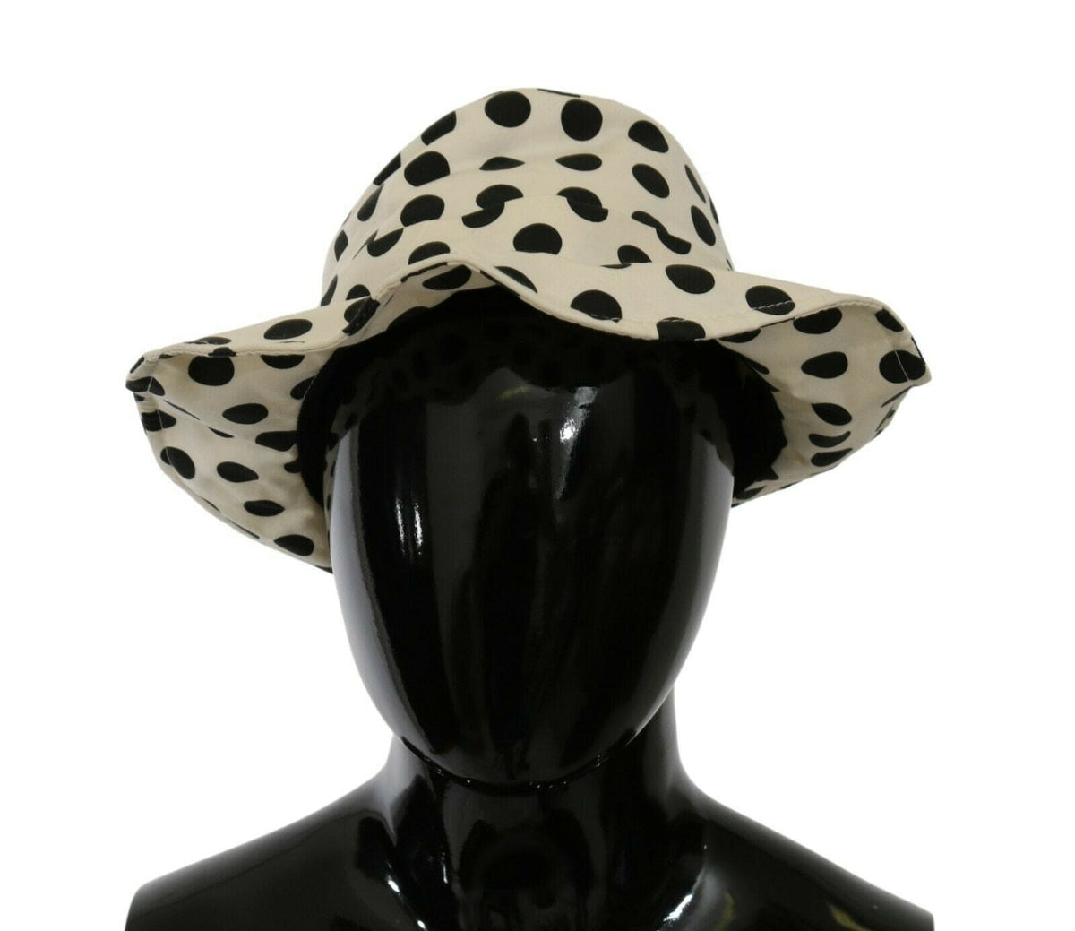 Chapeau Trilby à pois noirs chic Dolce &amp; Gabbana