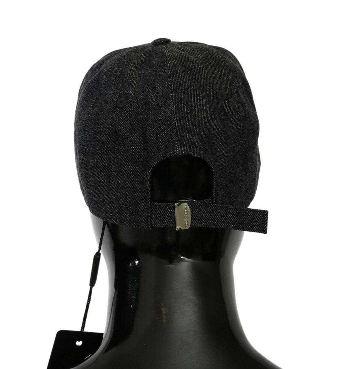 Casquette de baseball élégante en coton bleu Dolce &amp; Gabbana