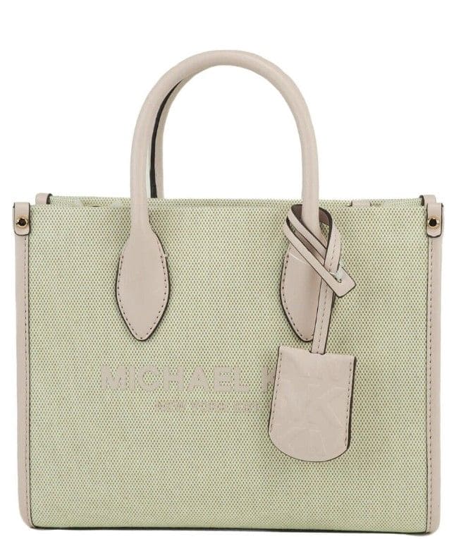 Sac à main bandoulière Mirella Small Powder Blush en toile de Michael Kors