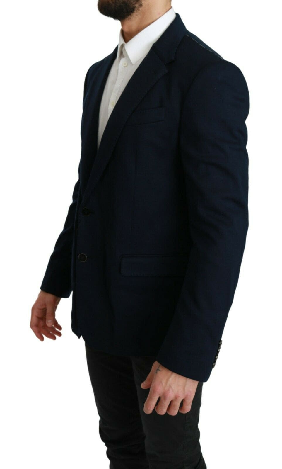 Blazer élégant coupe slim bleu foncé pour homme Dolce &amp; Gabbana