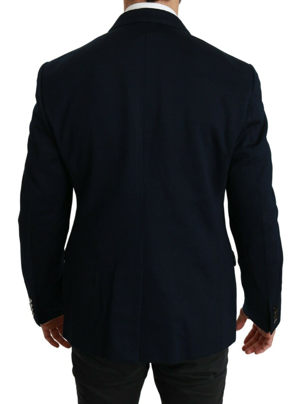 Blazer élégant coupe slim bleu foncé pour homme Dolce &amp; Gabbana