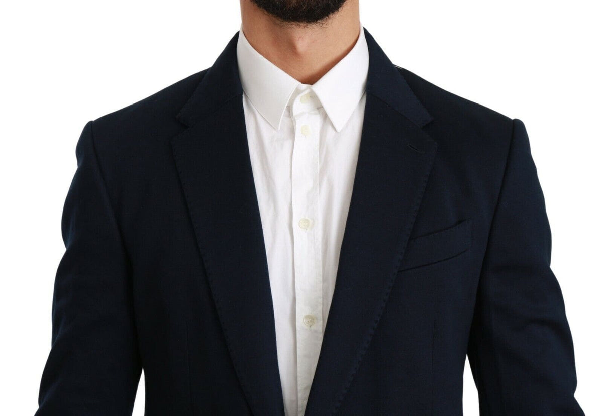 Blazer élégant coupe slim bleu foncé pour homme Dolce &amp; Gabbana