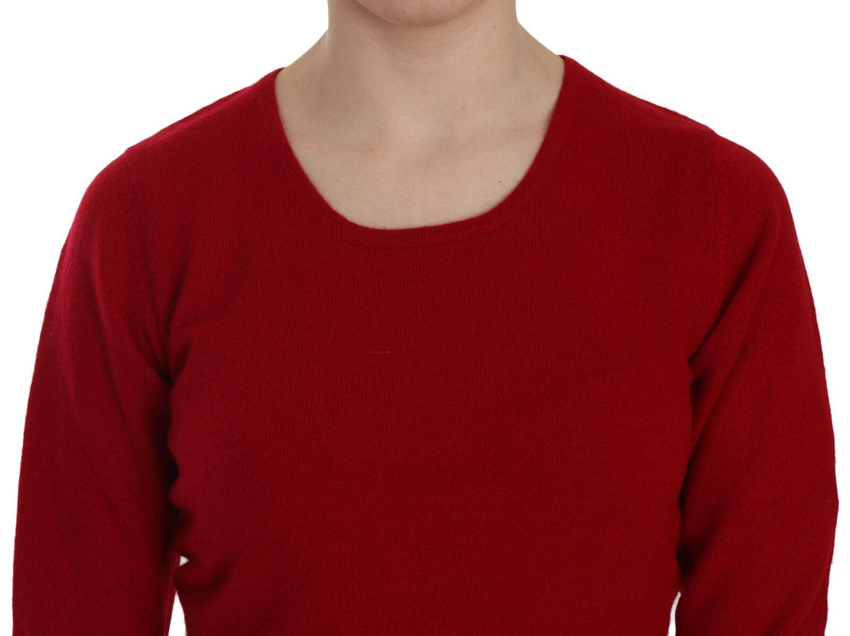 Blusa elegante de cachemira roja de MILA SCHÖN