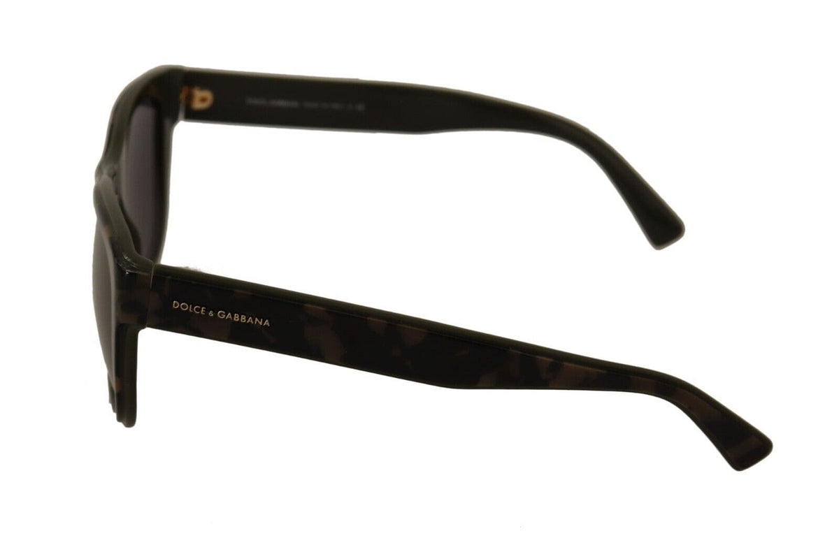 Gafas de sol de diseño elegantes de acetato negro de Dolce &amp; Gabbana