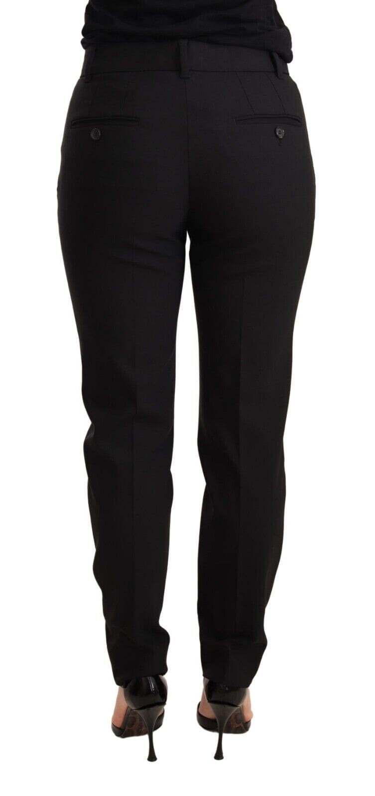 Pantalon fuselé élégant en laine vierge Dolce &amp; Gabbana