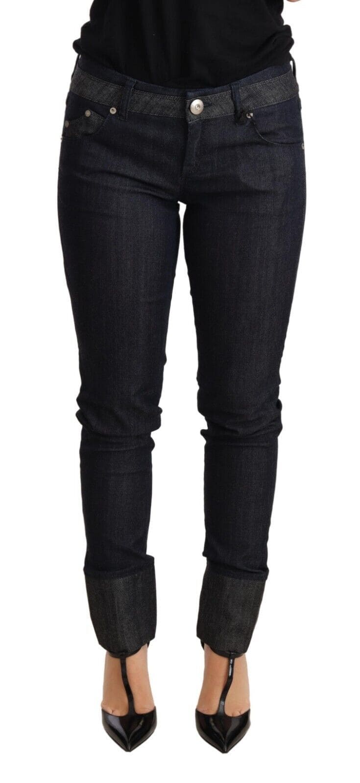 Jean skinny bleu foncé chic Ermanno Scervino