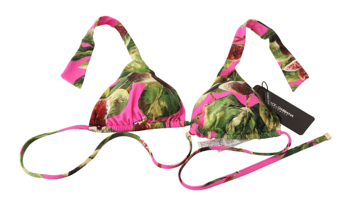 Haut de bikini à imprimé floral chic Dolce &amp; Gabbana