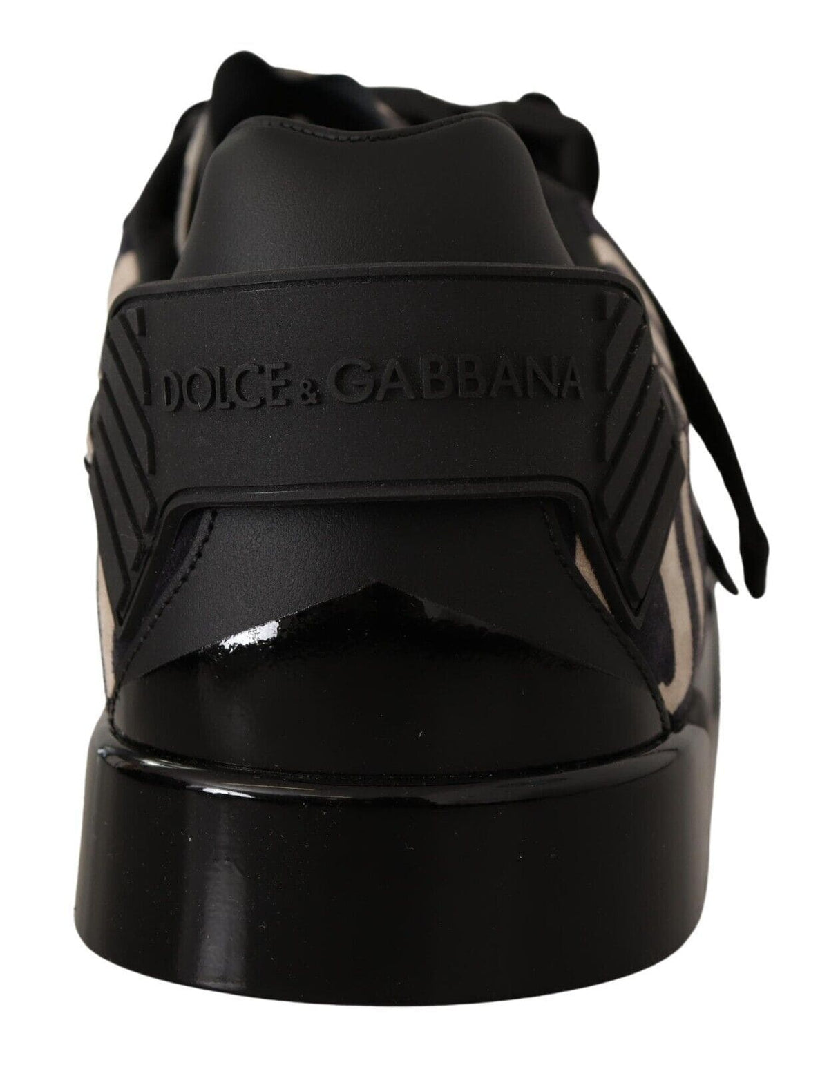 Zapatillas de deporte bajas de ante con cebra de Dolce &amp; Gabbana