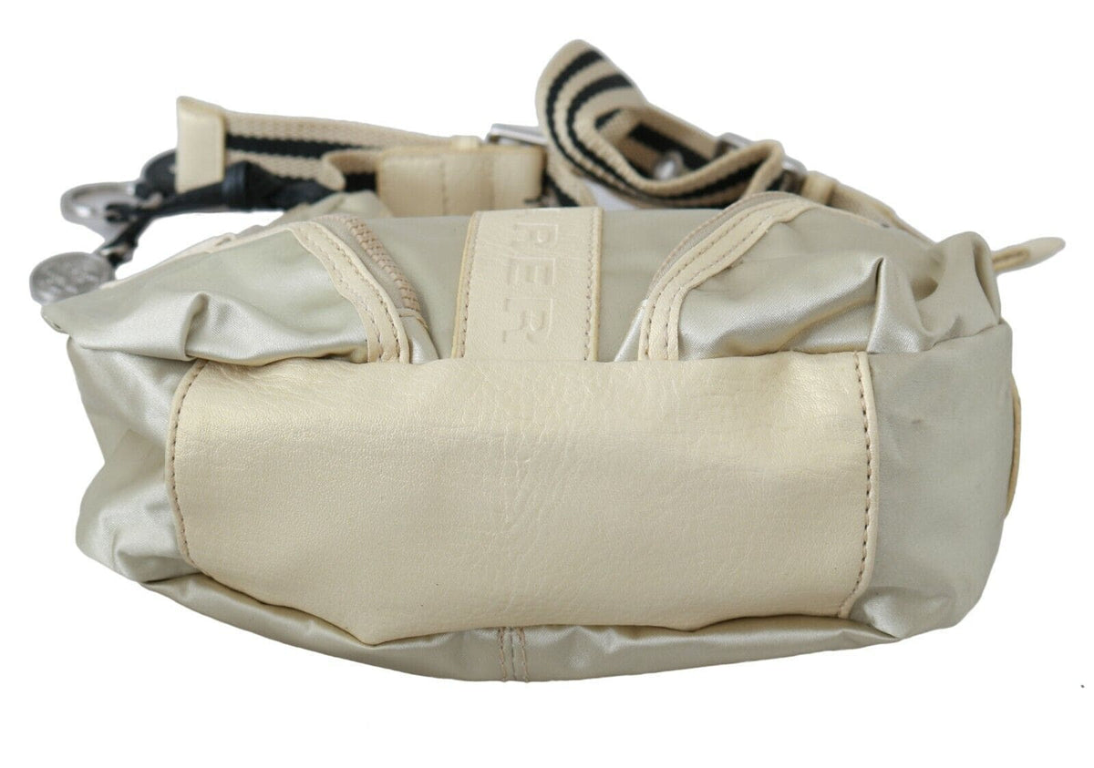 Bolso de hombro elegante de tela blanca WAYFARER: perfecto para cualquier ocasión