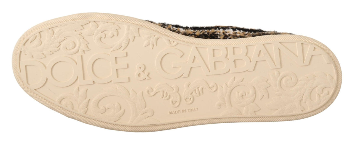 Baskets montantes tendance beiges Dolce &amp; Gabbana