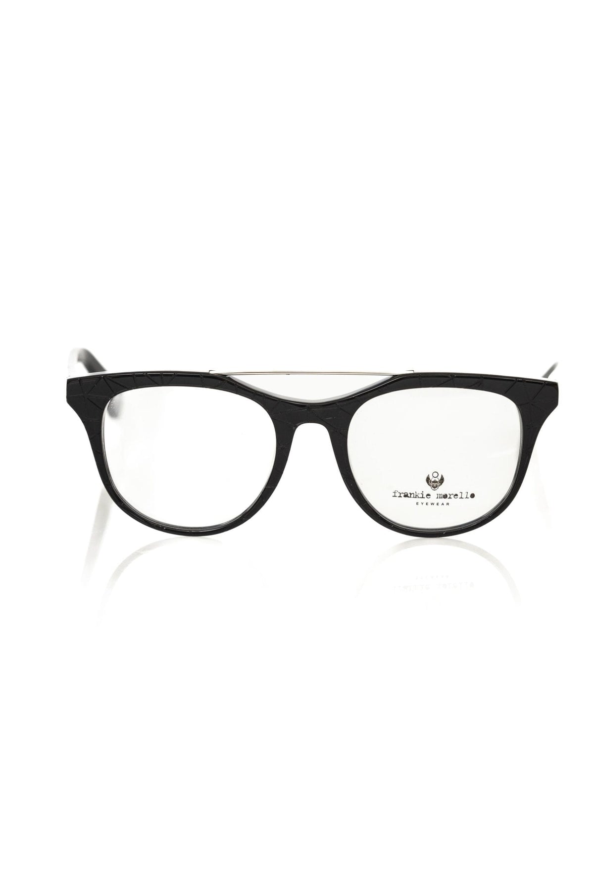 Lunettes de vue Wayfarer géométriques chics de Frankie Morello