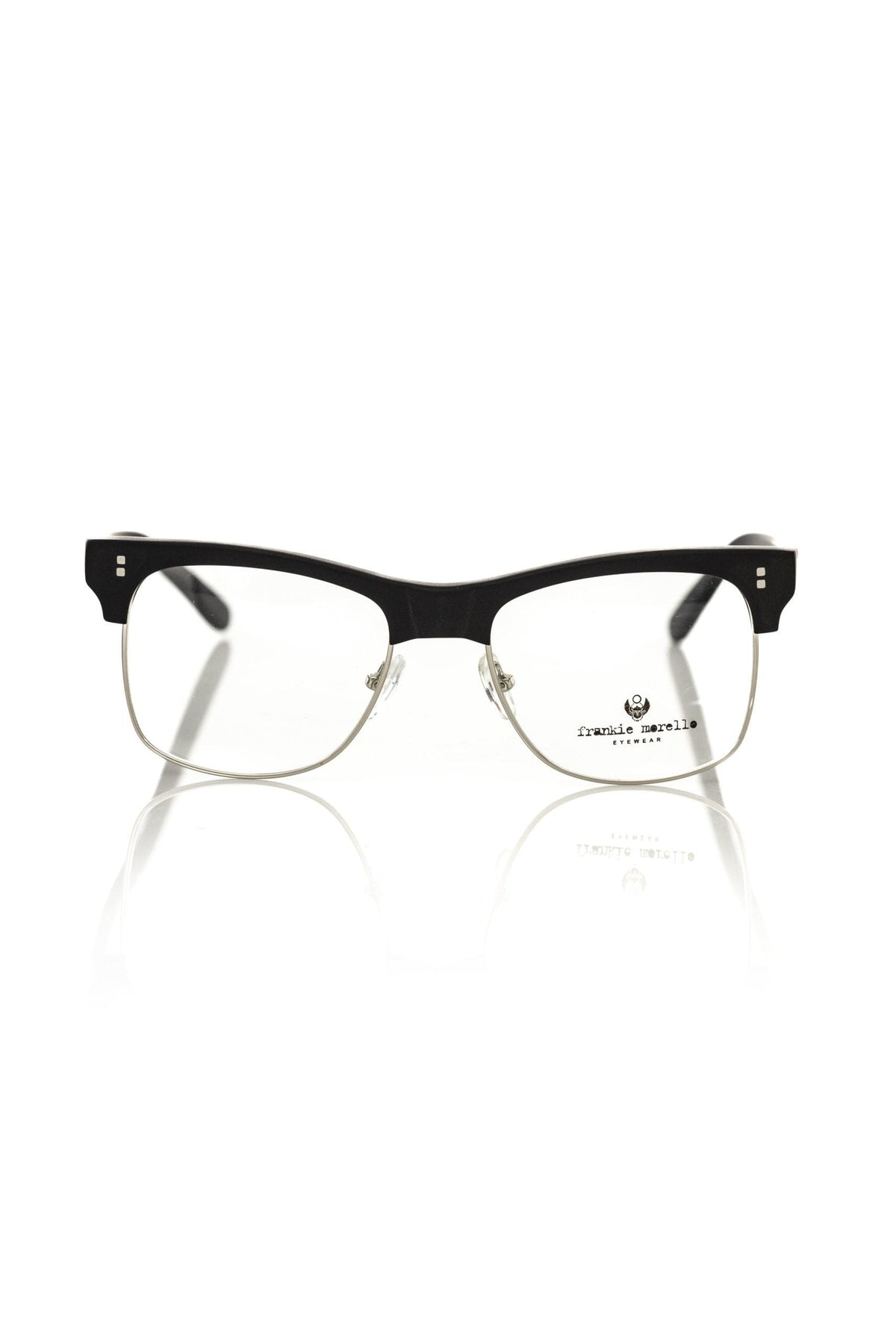 Lunettes de vue à monture métallique Sleek Clubmaster de Frankie Morello