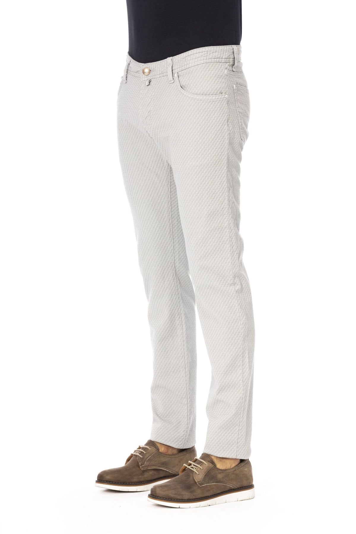 Jacob Cohen Gray Cotton Men Jeans