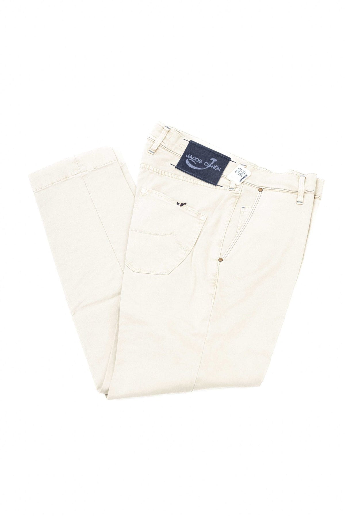 Pantalones chinos elegantes color plata de Jacob Cohen