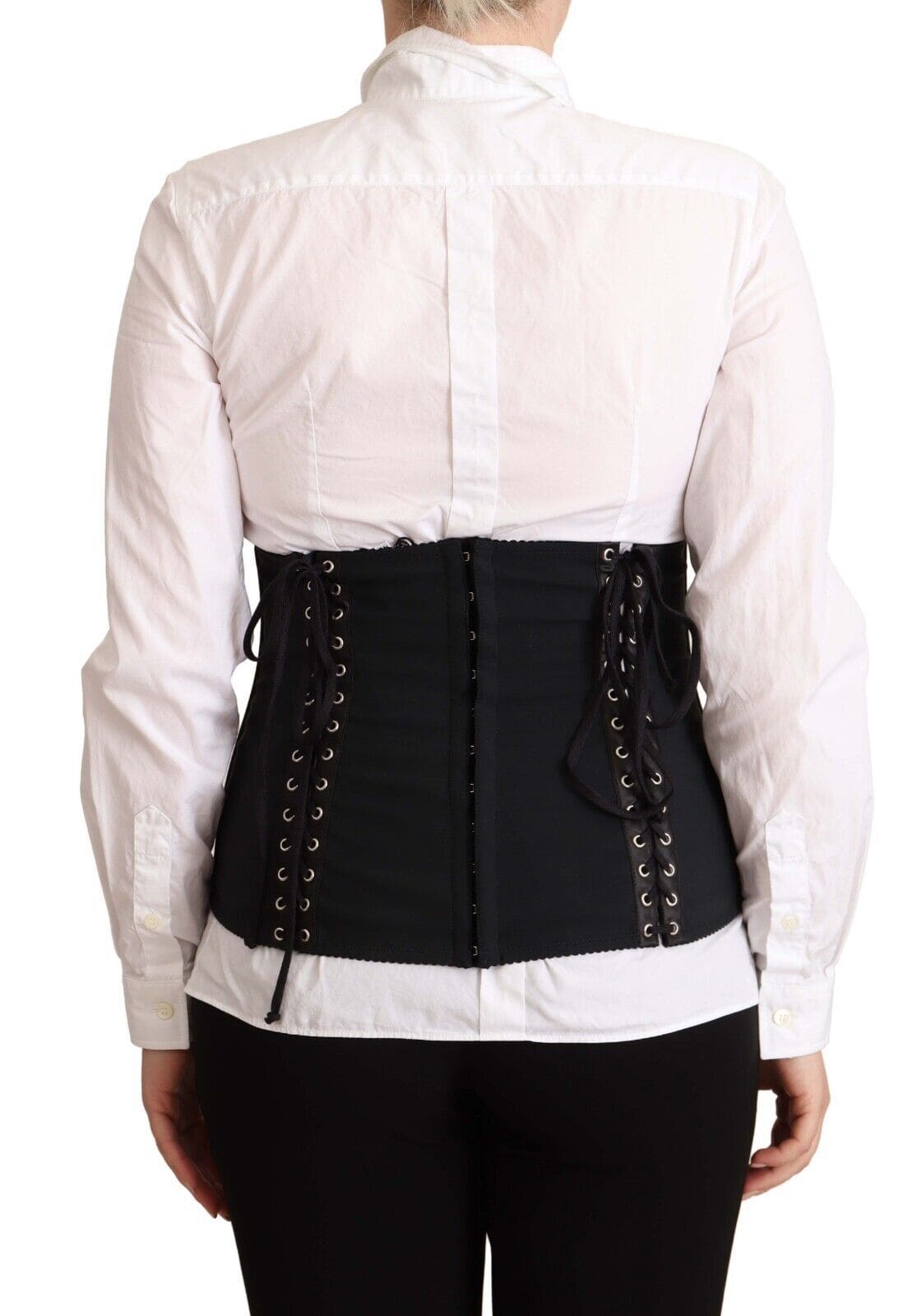 Haut corset noir chic Dolce &amp; Gabbana avec ceinture