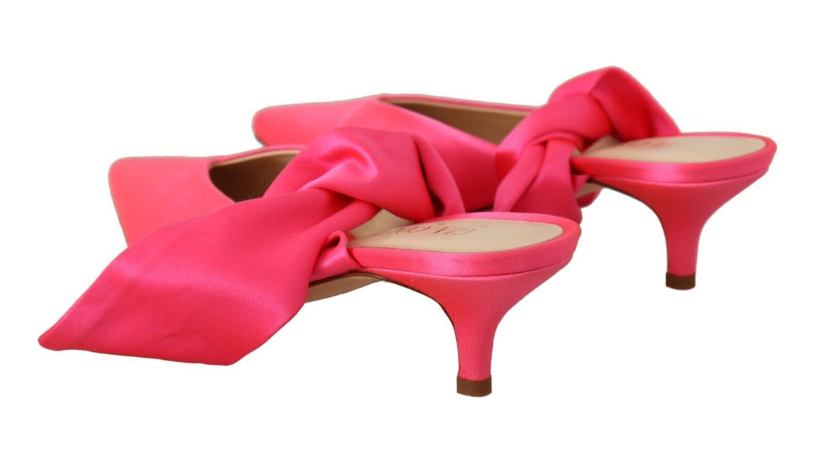 GIA COUTURE Chic tacones rosas para veladas elegantes